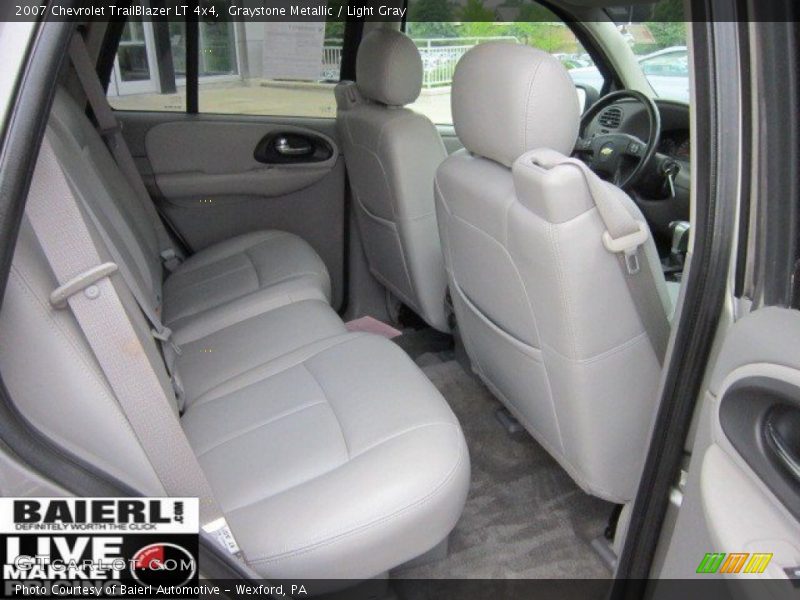 Graystone Metallic / Light Gray 2007 Chevrolet TrailBlazer LT 4x4