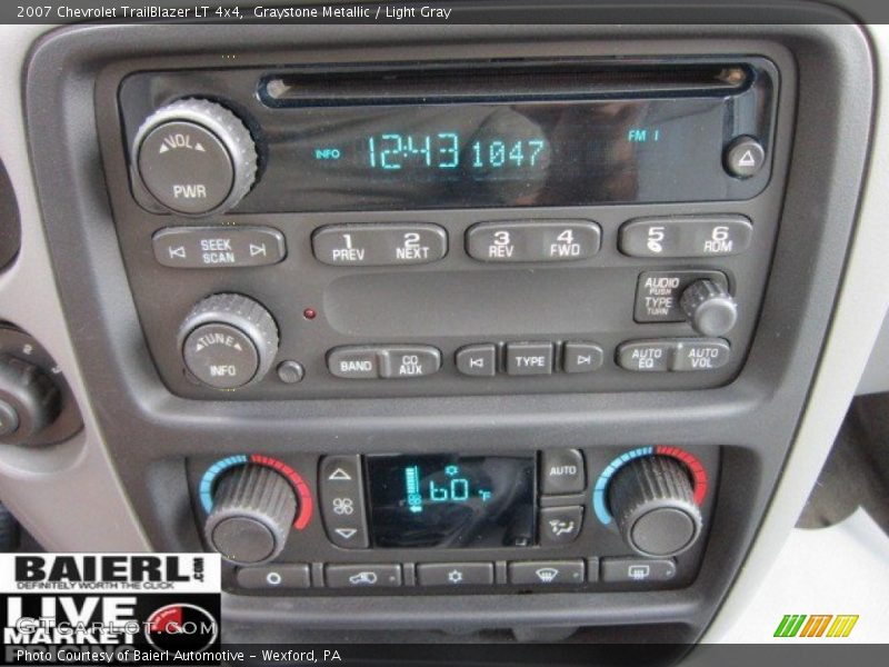 Graystone Metallic / Light Gray 2007 Chevrolet TrailBlazer LT 4x4