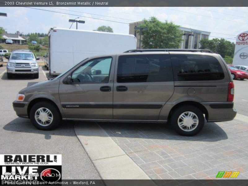 Bronzemist Metallic / Neutral 2003 Chevrolet Venture LS