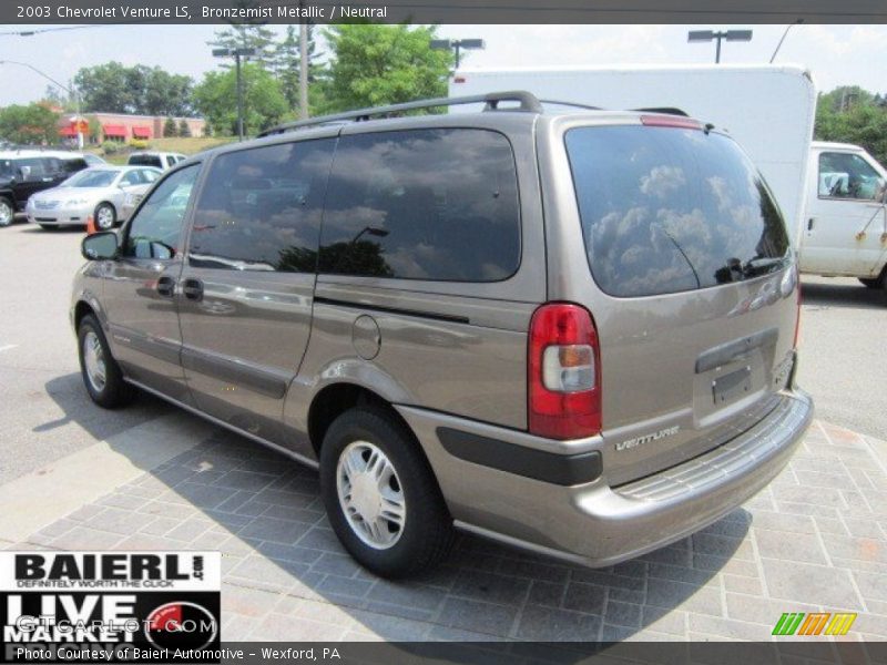 Bronzemist Metallic / Neutral 2003 Chevrolet Venture LS