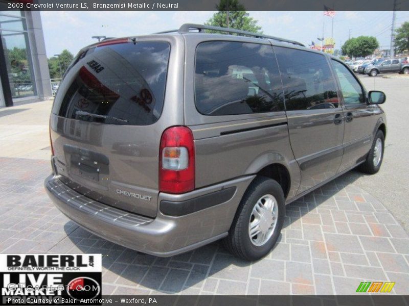 Bronzemist Metallic / Neutral 2003 Chevrolet Venture LS