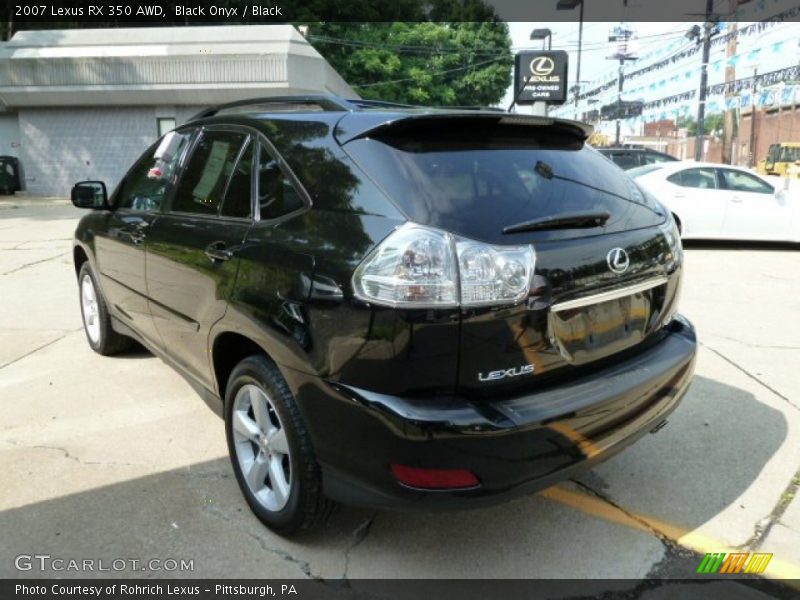 Black Onyx / Black 2007 Lexus RX 350 AWD