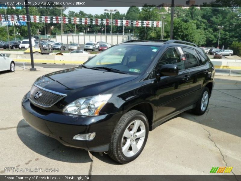 Black Onyx / Black 2007 Lexus RX 350 AWD