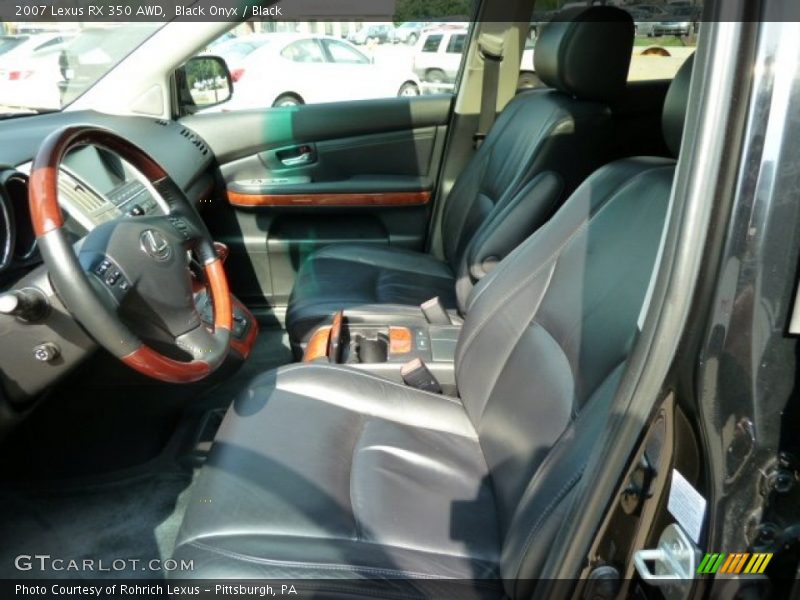 Black Onyx / Black 2007 Lexus RX 350 AWD