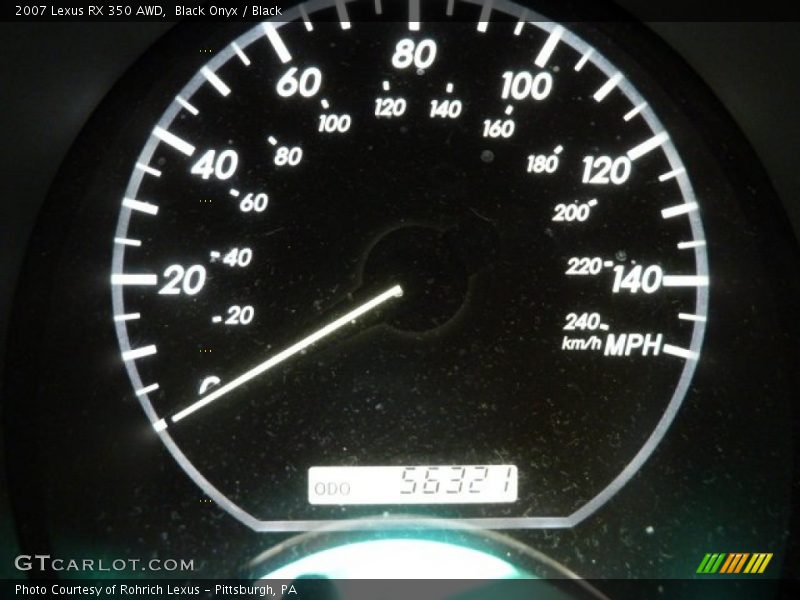 Black Onyx / Black 2007 Lexus RX 350 AWD