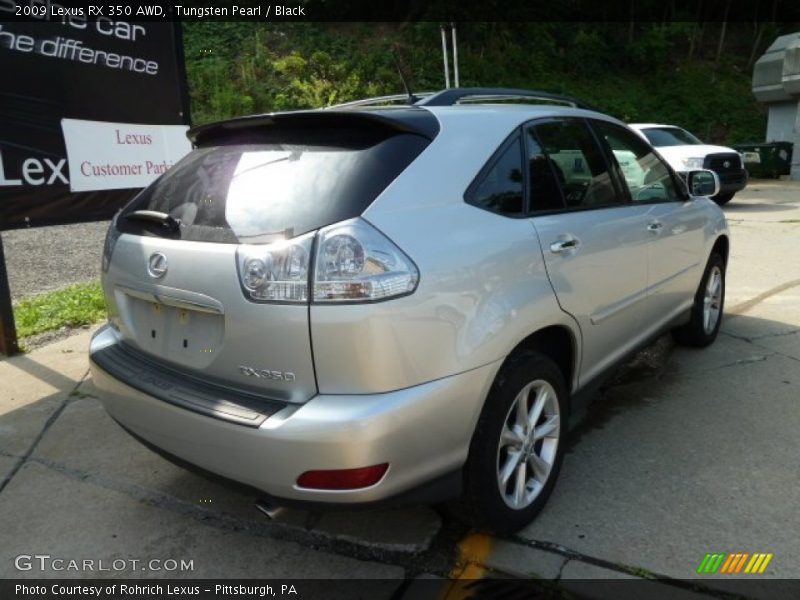 Tungsten Pearl / Black 2009 Lexus RX 350 AWD