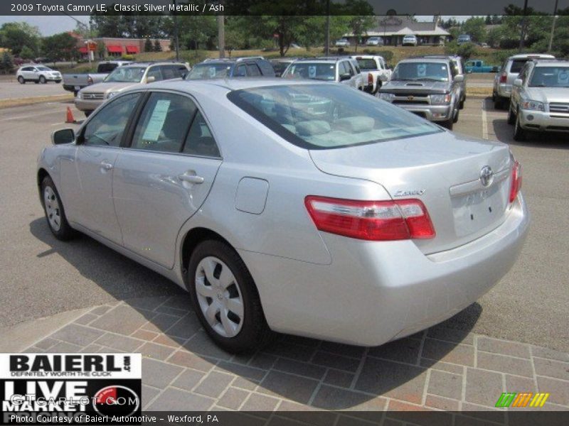 Classic Silver Metallic / Ash 2009 Toyota Camry LE