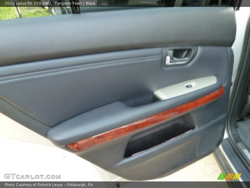 Tungsten Pearl / Black 2009 Lexus RX 350 AWD