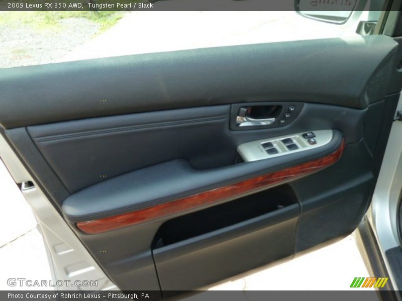 Tungsten Pearl / Black 2009 Lexus RX 350 AWD
