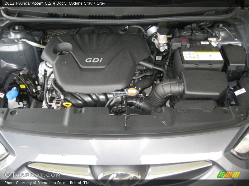  2012 Accent GLS 4 Door Engine - 1.6 Liter GDI DOHC 16-Valve D-CVVT 4 Cylinder