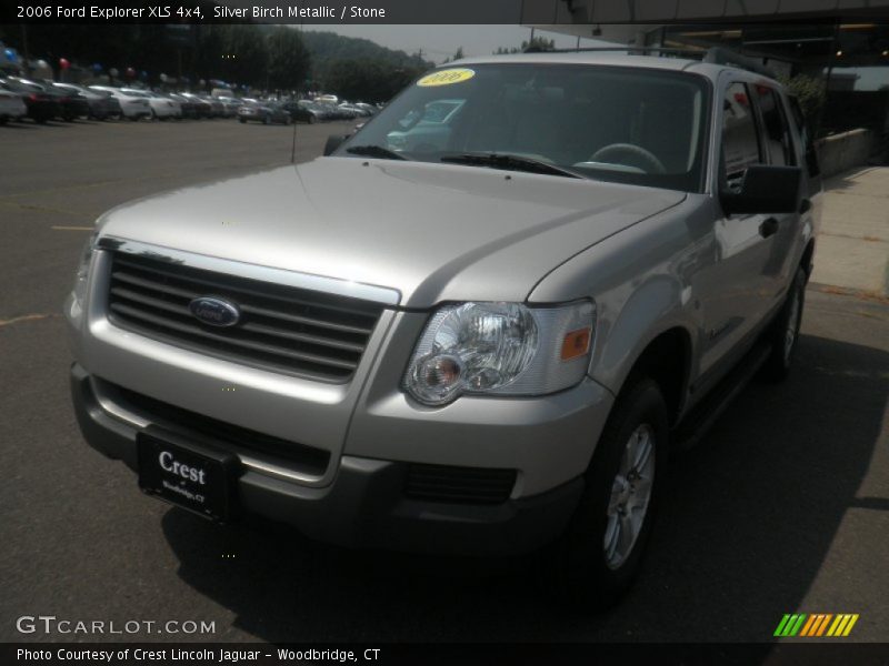 Silver Birch Metallic / Stone 2006 Ford Explorer XLS 4x4
