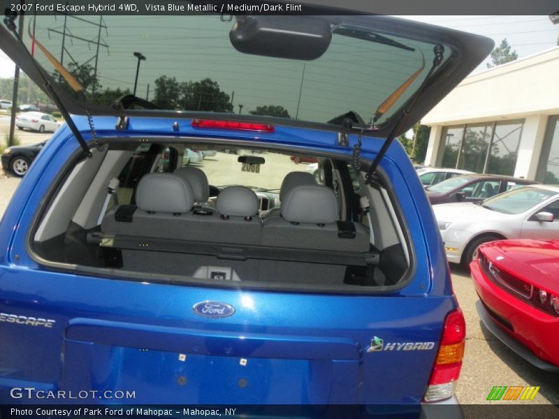 Vista Blue Metallic / Medium/Dark Flint 2007 Ford Escape Hybrid 4WD