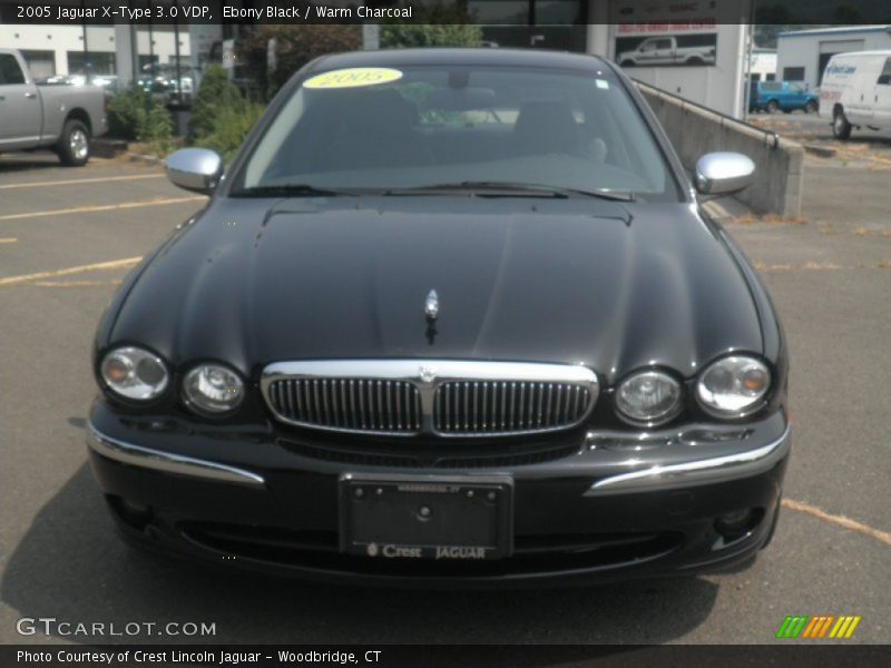 Ebony Black / Warm Charcoal 2005 Jaguar X-Type 3.0 VDP