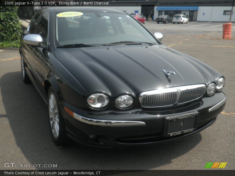 Ebony Black / Warm Charcoal 2005 Jaguar X-Type 3.0 VDP