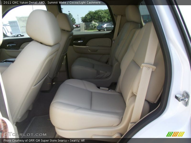 Summit White / Cocoa/Light Cashmere 2011 GMC Yukon Denali AWD