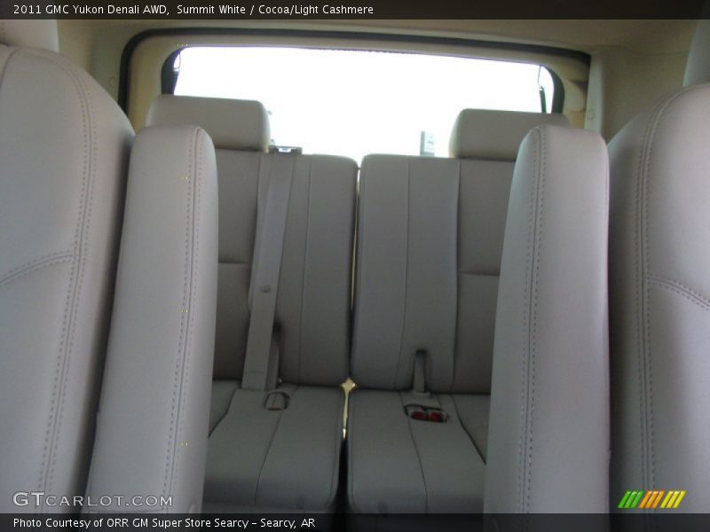 Summit White / Cocoa/Light Cashmere 2011 GMC Yukon Denali AWD