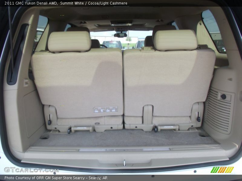 Summit White / Cocoa/Light Cashmere 2011 GMC Yukon Denali AWD
