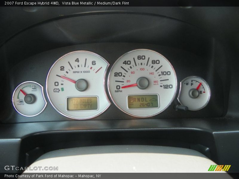 2007 Escape Hybrid 4WD Hybrid 4WD Gauges