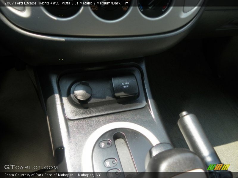 Vista Blue Metallic / Medium/Dark Flint 2007 Ford Escape Hybrid 4WD