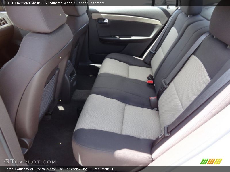 Summit White / Cocoa/Cashmere 2011 Chevrolet Malibu LS