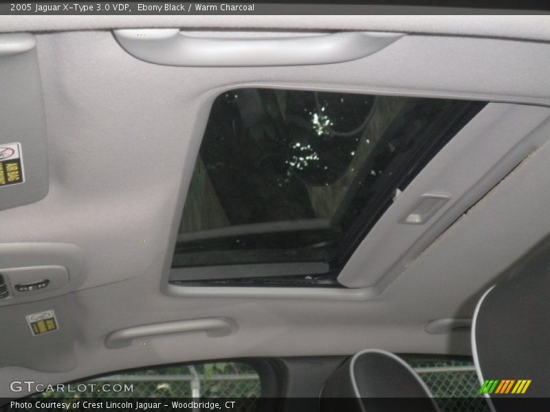 Ebony Black / Warm Charcoal 2005 Jaguar X-Type 3.0 VDP