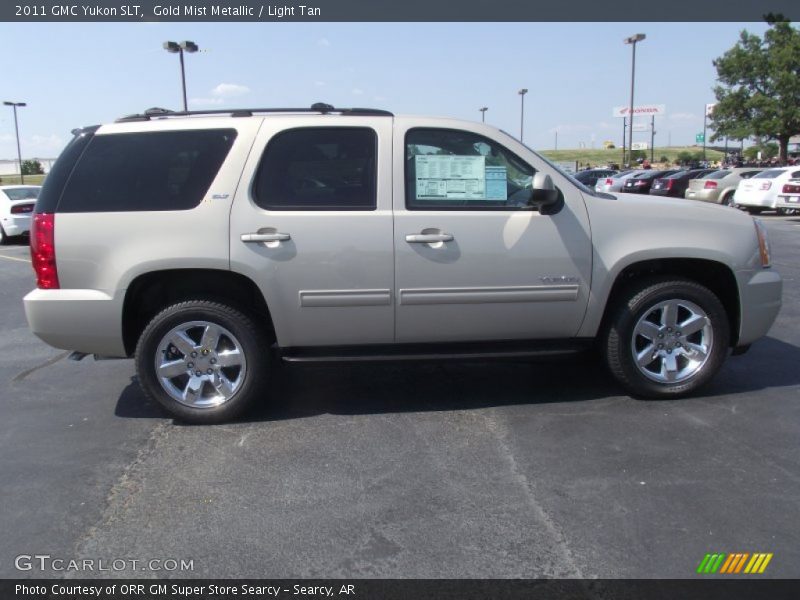 Gold Mist Metallic / Light Tan 2011 GMC Yukon SLT