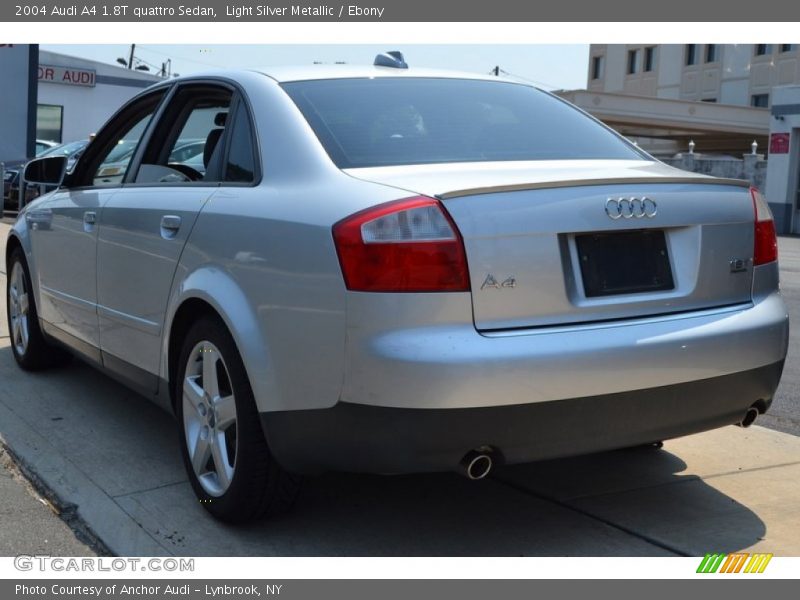 Light Silver Metallic / Ebony 2004 Audi A4 1.8T quattro Sedan