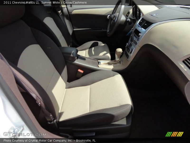 Summit White / Cocoa/Cashmere 2011 Chevrolet Malibu LS
