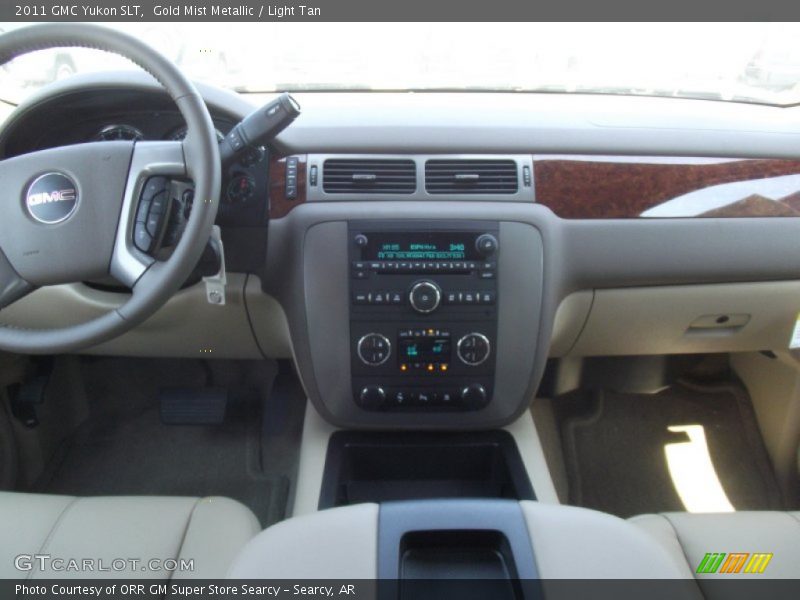 Gold Mist Metallic / Light Tan 2011 GMC Yukon SLT