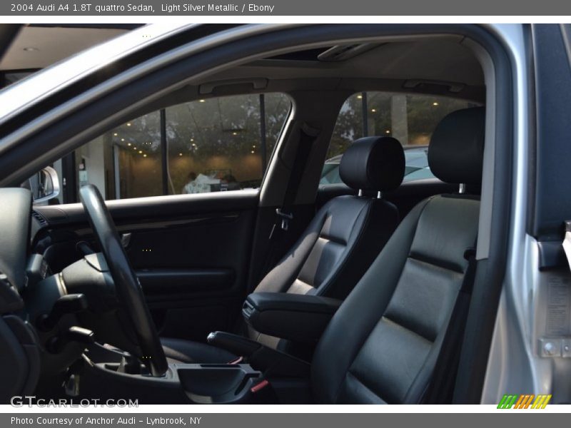 Light Silver Metallic / Ebony 2004 Audi A4 1.8T quattro Sedan