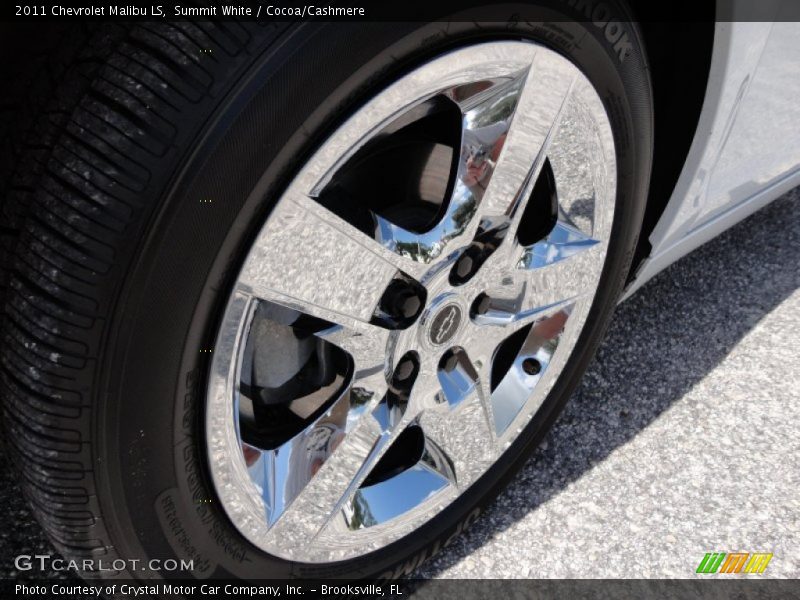 Summit White / Cocoa/Cashmere 2011 Chevrolet Malibu LS