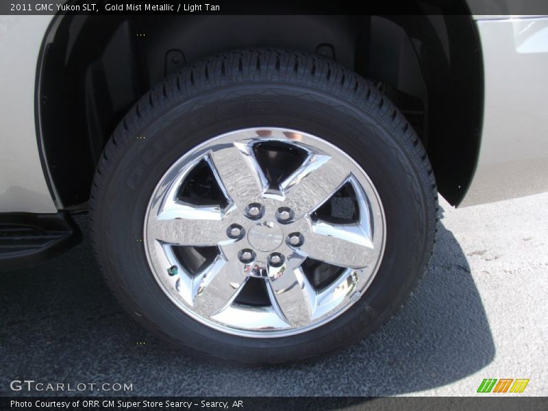 Gold Mist Metallic / Light Tan 2011 GMC Yukon SLT