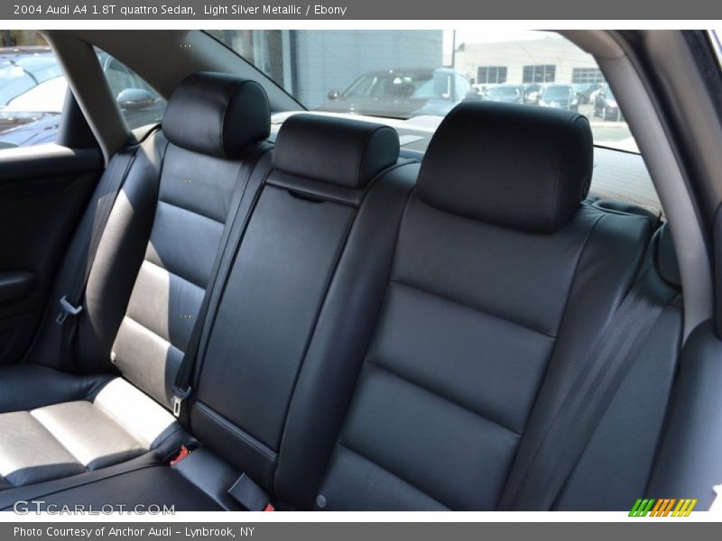 Light Silver Metallic / Ebony 2004 Audi A4 1.8T quattro Sedan