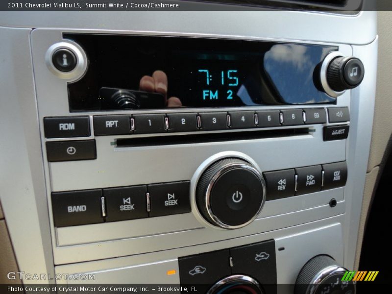 Controls of 2011 Malibu LS