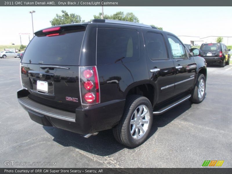 Onyx Black / Cocoa/Light Cashmere 2011 GMC Yukon Denali AWD