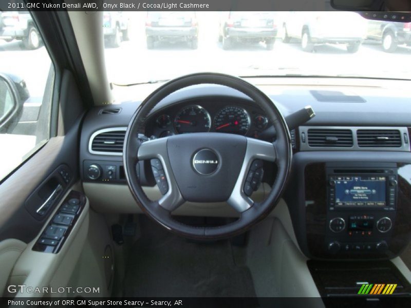 Onyx Black / Cocoa/Light Cashmere 2011 GMC Yukon Denali AWD
