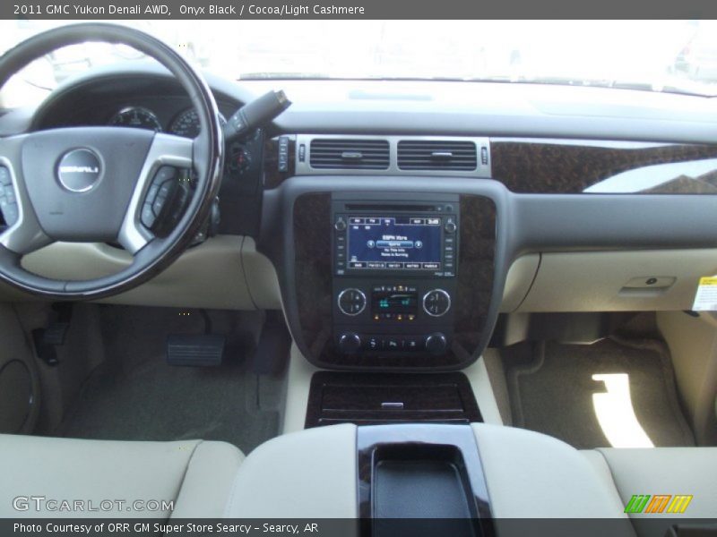 Onyx Black / Cocoa/Light Cashmere 2011 GMC Yukon Denali AWD