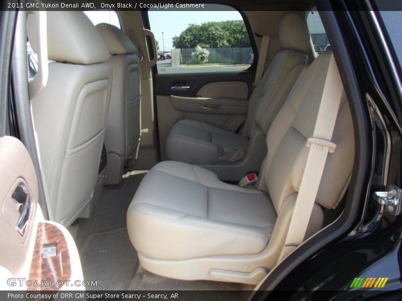 Onyx Black / Cocoa/Light Cashmere 2011 GMC Yukon Denali AWD