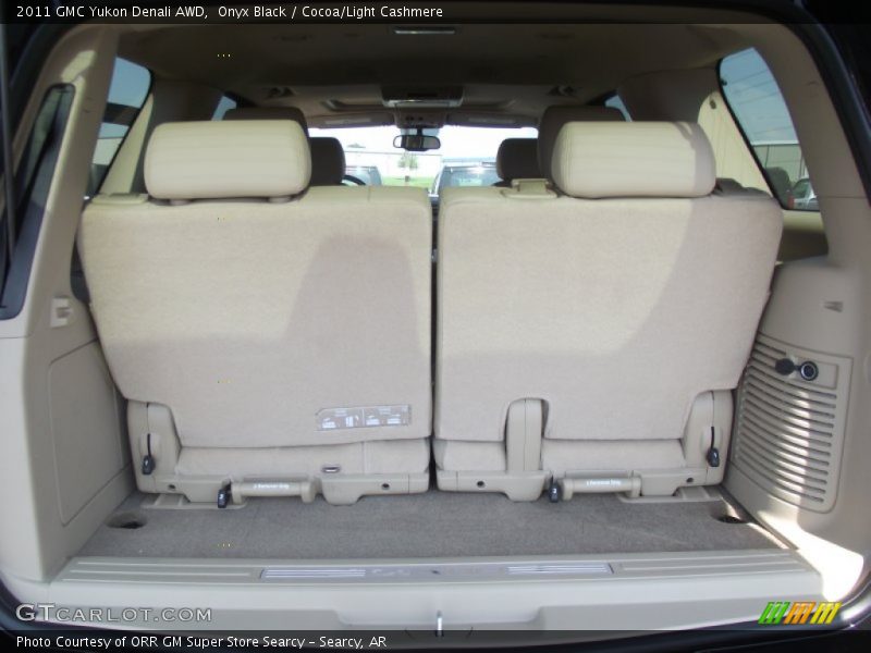 Onyx Black / Cocoa/Light Cashmere 2011 GMC Yukon Denali AWD