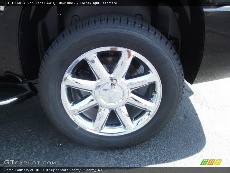 Onyx Black / Cocoa/Light Cashmere 2011 GMC Yukon Denali AWD