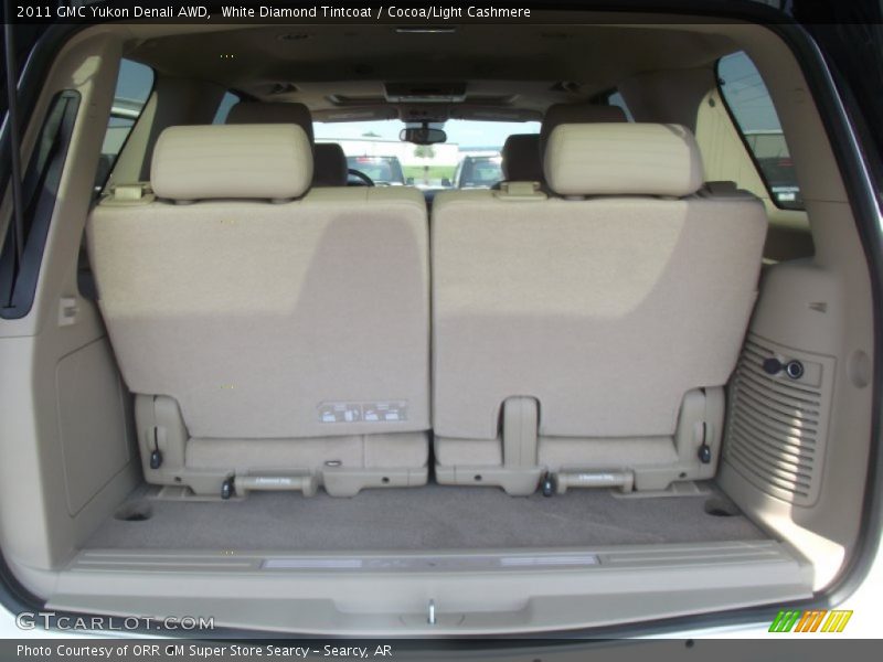 White Diamond Tintcoat / Cocoa/Light Cashmere 2011 GMC Yukon Denali AWD