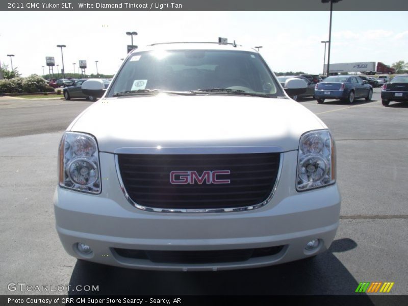 White Diamond Tintcoat / Light Tan 2011 GMC Yukon SLT