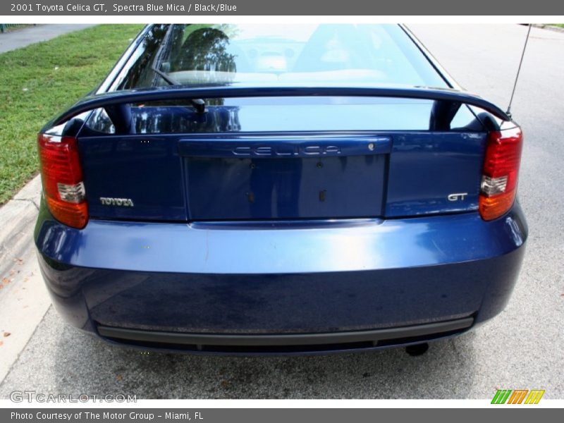 Spectra Blue Mica / Black/Blue 2001 Toyota Celica GT