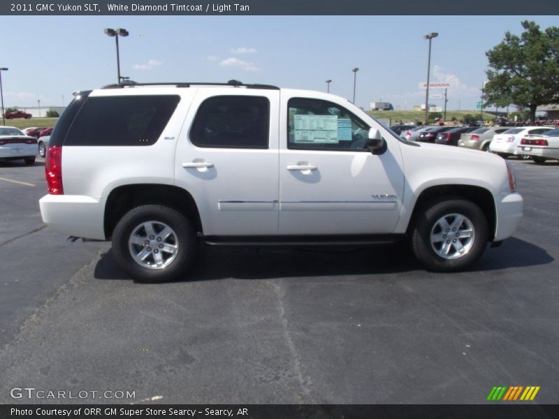 White Diamond Tintcoat / Light Tan 2011 GMC Yukon SLT