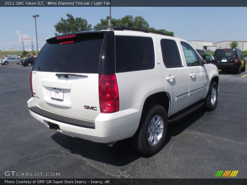 White Diamond Tintcoat / Light Tan 2011 GMC Yukon SLT