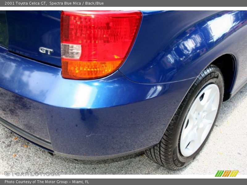 Spectra Blue Mica / Black/Blue 2001 Toyota Celica GT