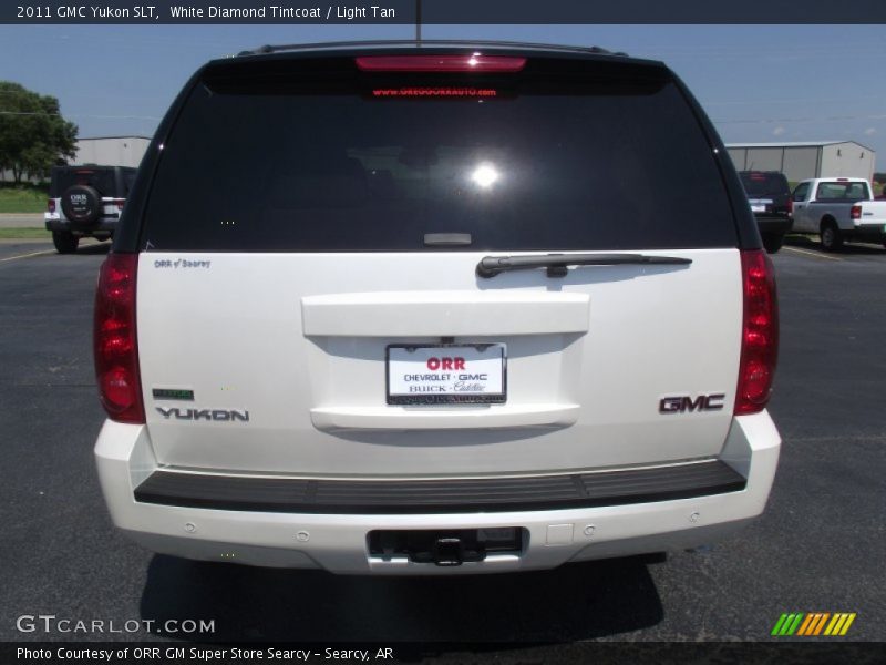 White Diamond Tintcoat / Light Tan 2011 GMC Yukon SLT