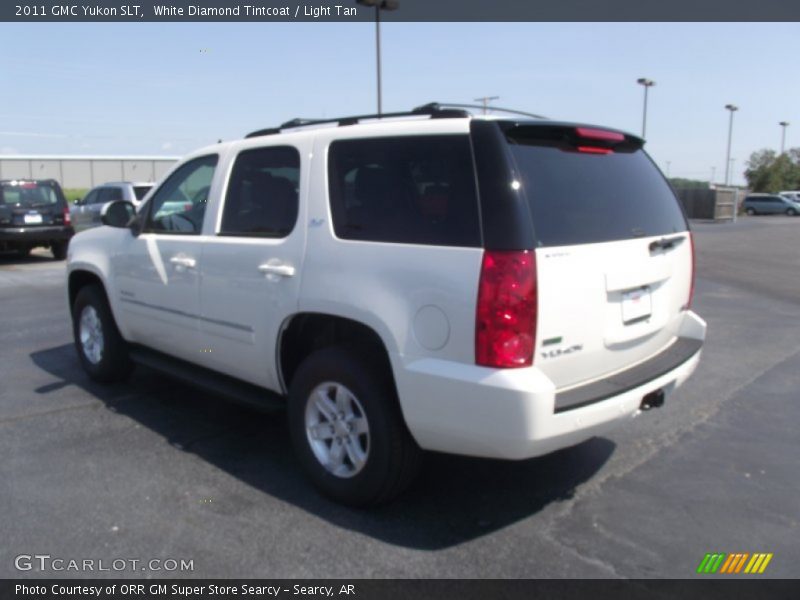 White Diamond Tintcoat / Light Tan 2011 GMC Yukon SLT