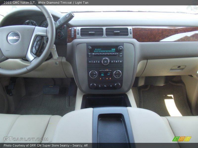 White Diamond Tintcoat / Light Tan 2011 GMC Yukon SLT