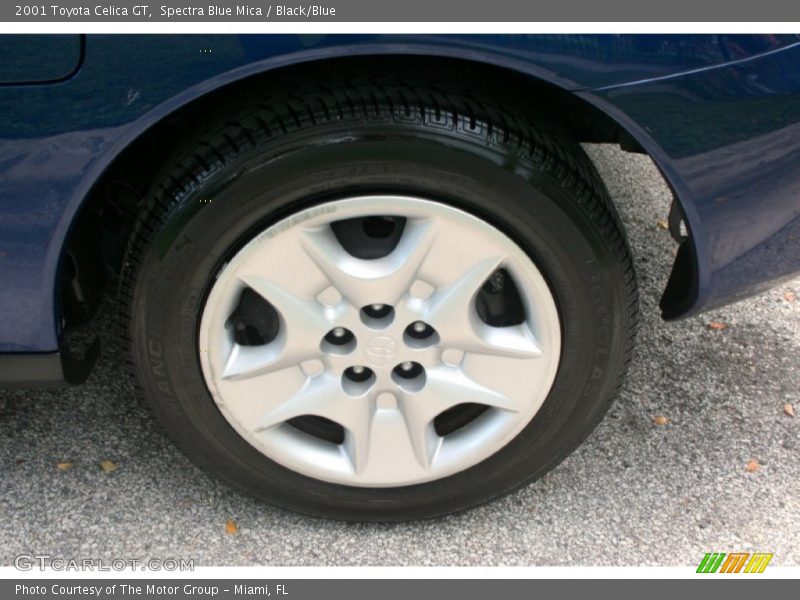 Spectra Blue Mica / Black/Blue 2001 Toyota Celica GT